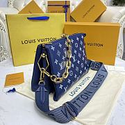 Fortok Louis Vuitton Coussin PM Bag Blue M59392 26x20x12cm - 6