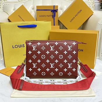 Fortok Louis Vuitton Coussin PM Bag Brown Red M20761 26x20x12cm