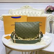 Fortok Louis Vuitton Coussin MM Bag Khakhi Green M21281 34x24x12cm - 1