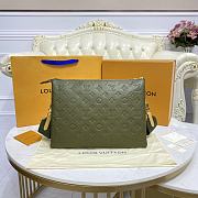 Fortok Louis Vuitton Coussin MM Bag Khakhi Green M21281 34x24x12cm - 6