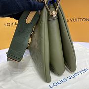 Fortok Louis Vuitton Coussin MM Bag Khakhi Green M21281 34x24x12cm - 5