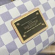 Fortok Louis Vuitton Eva Handbag White Grid N55214 25x4x13cm - 2