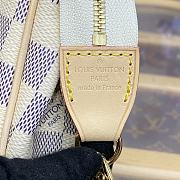 Fortok Louis Vuitton Eva Handbag White Grid N55214 25x4x13cm - 4