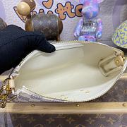 Fortok Louis Vuitton Eva Handbag White Grid N55214 25x4x13cm - 6