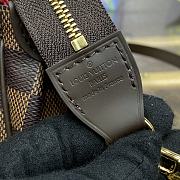 Fortok Louis Vuitton Eva Handbag Brown Grid N55214 25x4x13cm - 5