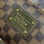 Fortok Louis Vuitton Eva Handbag Brown Grid N55214 25x4x13cm - 3
