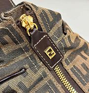 Fortok Fendi Box Bag Brown 0157 26x15x19cm - 6