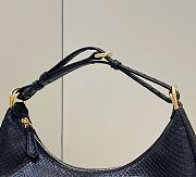 Fortok Fendi Fendigraphy Bag in Black 80059 29x24.5x10cm - 6