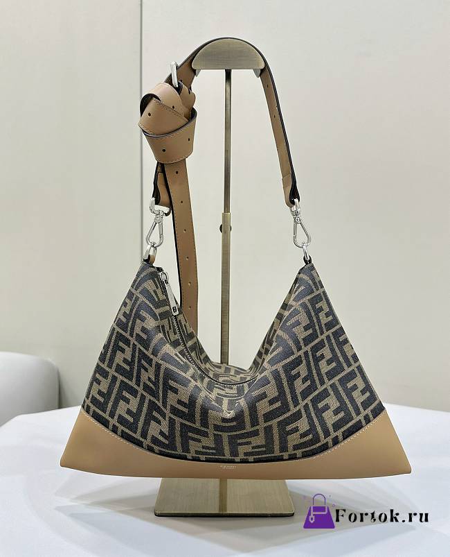 Fortok Fendi After Crossbody Bag Brown 8631 33.5x23cm  - 1