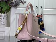 Fortok Louis Vuitton Capucines Bag Monogram Flower Chain Pink M48865 27x18x9cm - 3