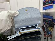 Fortok Louis Vuitton Pochette Metis Compact Wallet Blue M82926 11.5x8.5x4cm - 2