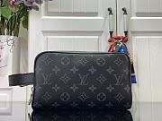 Fortok Louis Vuitton Locker Dopp Kit Bag Black M83113 23x13x12cm - 1