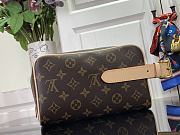 Fortok Louis Vuitton Locker Dopp Kit Bag Brown M83112 23x13x12cm - 5