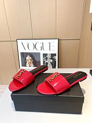 Fortok Saint Laurent Slides Red  - 5