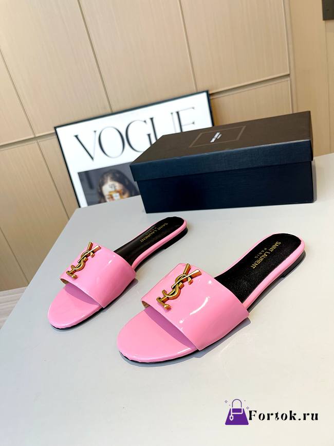 Fortok Saint Laurent Slides Pink - 1