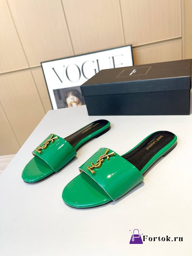 Fortok Saint Laurent Slides Green - 1