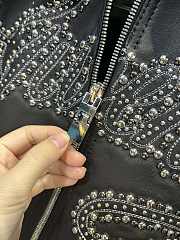 Fortok Givenchy Logo-Embellished Studded Leather Jacket - 5