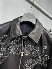 Fortok Givenchy Logo-Embellished Studded Leather Jacket - 6