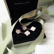 Fortok Van Cleef&Arpels Double Four-leaf Clover Earrings Gold/Gold Rose/Silver - 3