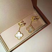 Fortok Van Cleef&Arpels Double Four-leaf Clover Earrings Gold/Gold Rose/Silver - 5