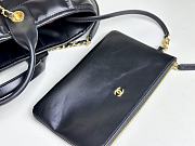 Fortok Chanel Large Embossed Deauville Tote Bag Black 33cm - 3