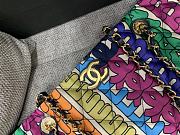 Fortok Chanel Printed Fabric Metal Multicolor Shopping Bag 41x38x3cm - 6