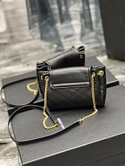  Fortok Saint Laurent Nolita Mini Leather Shoulder Bag Black 18x13x6cm - 4