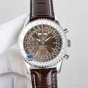 Fortok Breitling Montpellet Chronograph Watch Brown A21033012 43mm - 1