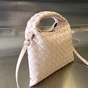 Fortok Bottega Veneta Pink Mini Hop Shoulder Bag 777586 25.5x14.5x11cm - 5