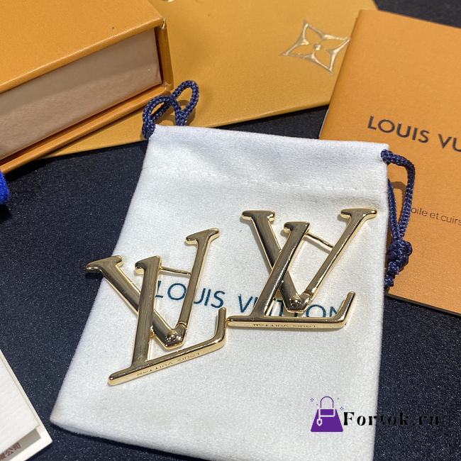 Fortok Louis Vuitton Macro Earrings Gold/Silver - 1