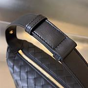Fortok Bottega Veneta Wallace Shoulder Bag Black 754443 22x13x9.5cm - 6