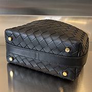 Fortok Bottega Veneta Wallace Shoulder Bag Black 754443 22x13x9.5cm - 3