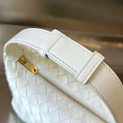 Fortok Bottega Veneta Wallace Shoulder Bag White 754443 22x13x9.5cm - 6