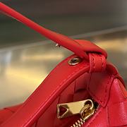 Fortok Bottega Veneta Wallace Shoulder Bag Red 754443 22x13x9.5cm - 6