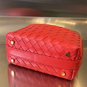 Fortok Bottega Veneta Wallace Shoulder Bag Red 754443 22x13x9.5cm - 4