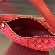 Fortok Bottega Veneta Wallace Shoulder Bag Red 754443 22x13x9.5cm - 3
