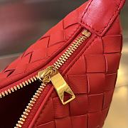 Fortok Bottega Veneta Wallace Shoulder Bag Red 754443 22x13x9.5cm - 2