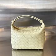 Fortok Bottega Veneta Wallace Shoulder Bag Light Yellow 754443 22x13x9.5cm - 1