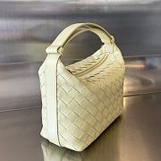 Fortok Bottega Veneta Wallace Shoulder Bag Light Yellow 754443 22x13x9.5cm - 6