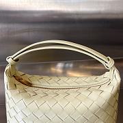 Fortok Bottega Veneta Wallace Shoulder Bag Light Yellow 754443 22x13x9.5cm - 2