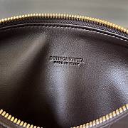 Fortok Bottega Veneta Wallace Shoulder Bag Dark Brown 754443 22x13x9.5cm - 3