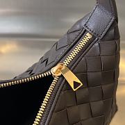 Fortok Bottega Veneta Wallace Shoulder Bag Dark Brown 754443 22x13x9.5cm - 2