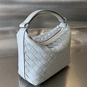 Fortok Bottega Veneta Wallace Shoulder Bag Light Grey 754443 22x13x9.5cm - 4