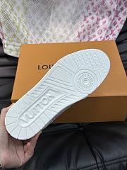 Fortok Louis Vuitton Trainer Sneakers in White Crystal - 3