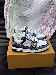 Fortok Louis Vuitton Trainer Sneakers in Black Crystal - 1