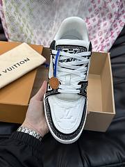 Fortok Louis Vuitton Trainer Sneakers in Black Crystal - 3