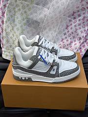 Fortok Louis Vuitton Trainer Sneakers in Grey Crystal - 6