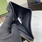 Fortok Gucci Black Mini Wallet With Gucci Script 772639 9x11x2.5cm - 3