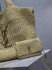 Fortok Saint Laurent Icare Woven Shopping Bag 698651 47×61×8cm - 5