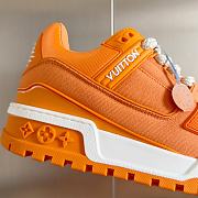 Fortok Louis Vuitton Trainer Maxi Sneakers in Orange - 5